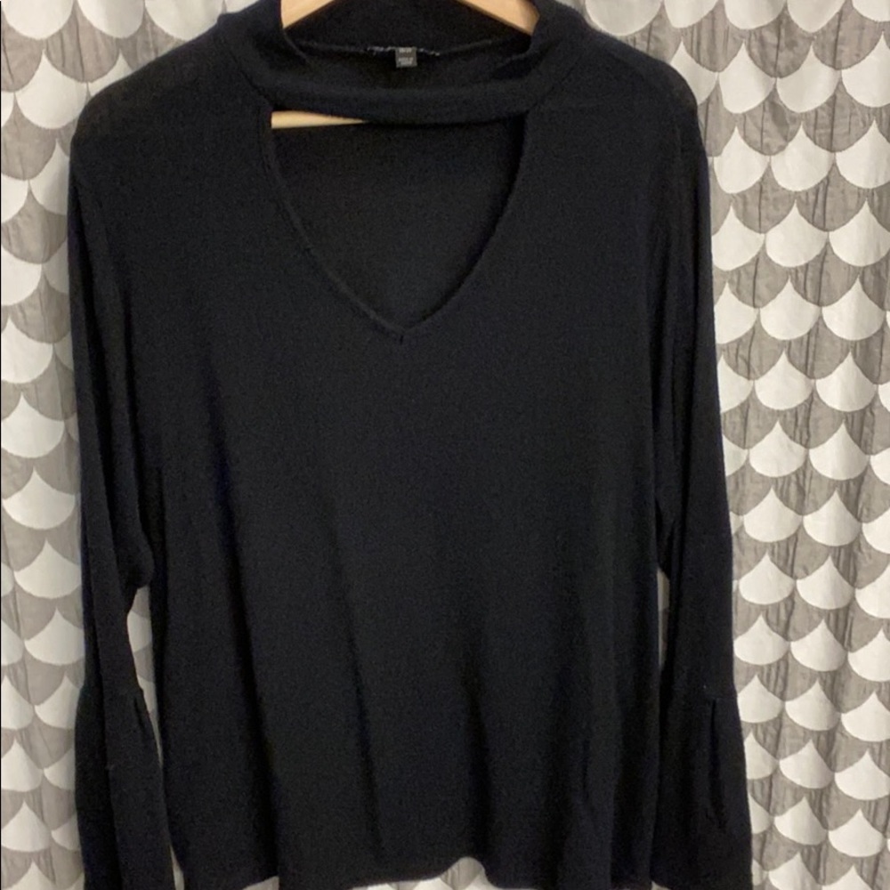 Black belle sleeve sweater